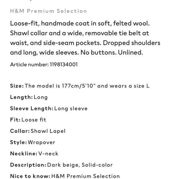 Zara Brown 100% Wool Oversized Coat - Picture 7 of 11